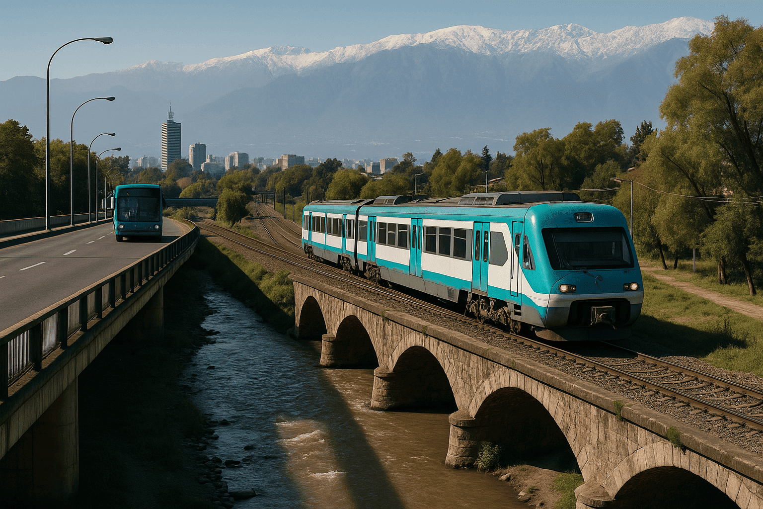 Caminos, puentes y transporte